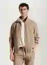 Chaqueta Pula Beige Talla XXL Hombre Mango