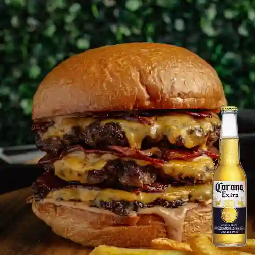 Combo Colosal + Cerveza Corona Bot. 355ml