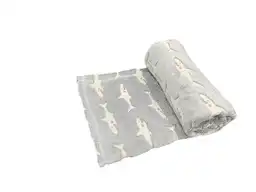 Cobija Flannel Fleece Sencillo Azul Finlandek