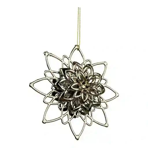 Adorno Copo de Nieve Flor 1304201024 Finlandek