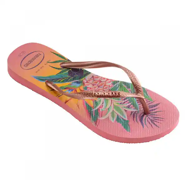 Havaianas Sandalias Brasil Logo Verde Talla 43-44