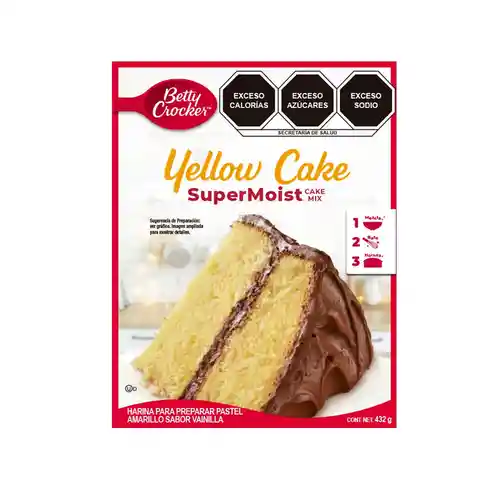 Betty Crocker Harina Pastel Amarillo