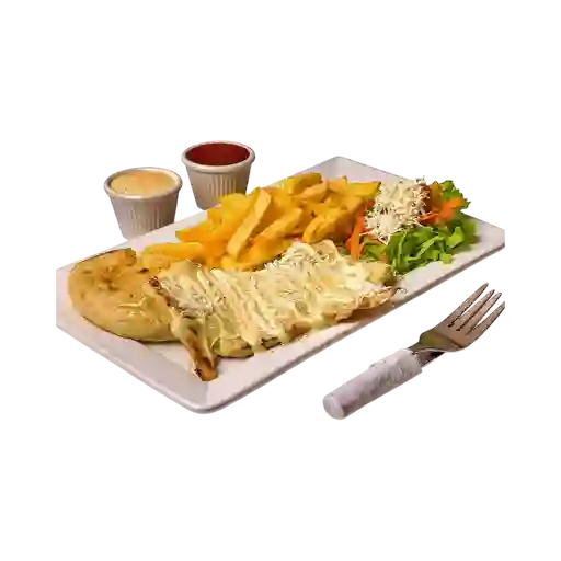Combo Pechuga Gratinada