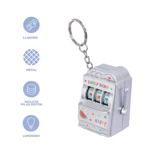 Llavero Máquina Tragamonedas Series K211 Miniso
