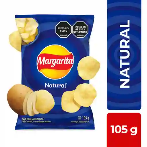 Margarita Snack Papas Natural 105 g