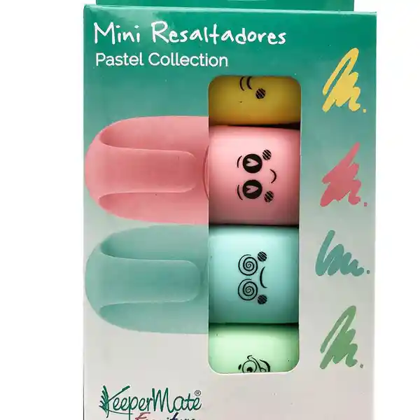 Keepermate Resaltador Mini Pastel Surtido KERP-1532