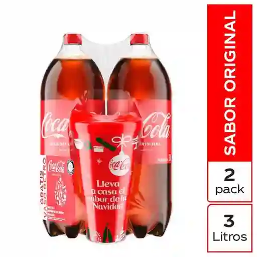 Coca-Cola Kit Gaseosa Original + Vaso Gratis