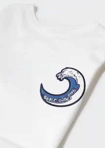 Camiseta High Offwhite Talla 12 Niños Mango