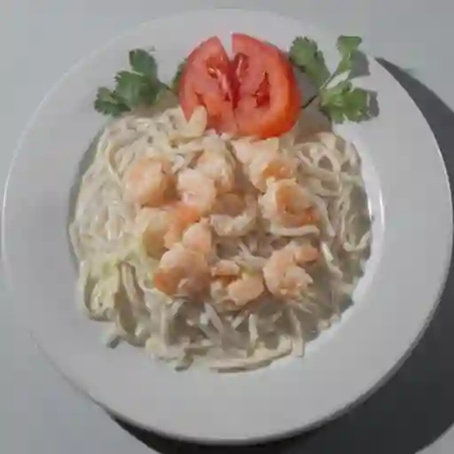 Pastas con Camarones