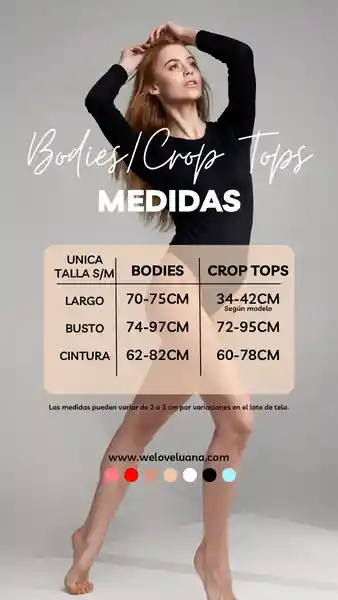 Body Clarissa Negro Talla S/m