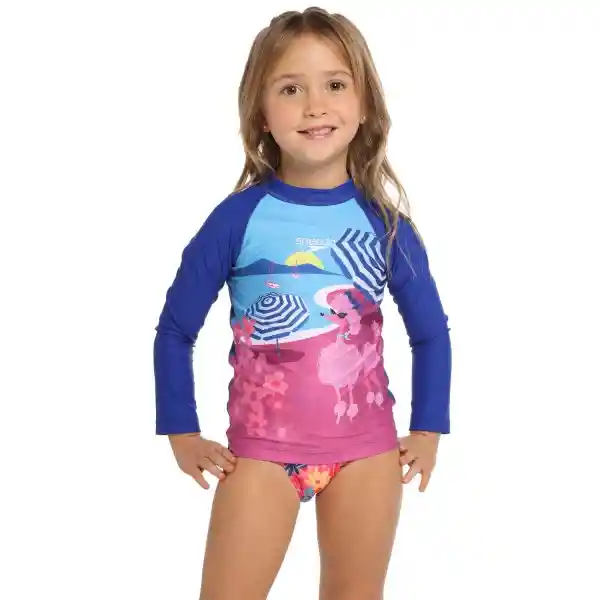 Camiseta Manga Larga Sns Bebe Riviera Femenino 0053 06 Speedo