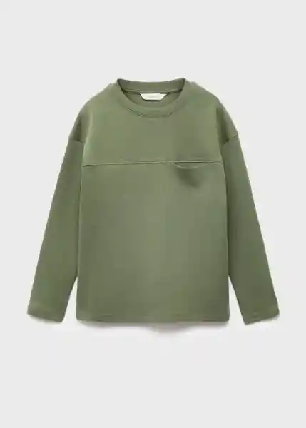 Camiseta Nubasic Verde Talla 10 Niños Mango