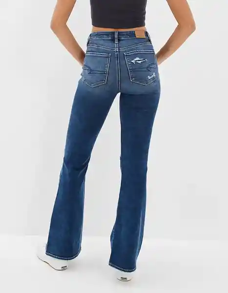 Jean Mujer Azul Talla 8 Long American Eagle 4169009