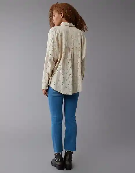 Camisa Mujer Neutro Talla Medium American Eagle 03555554