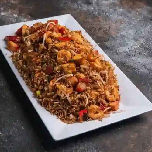 Arroz Chino Pollo- Camarón