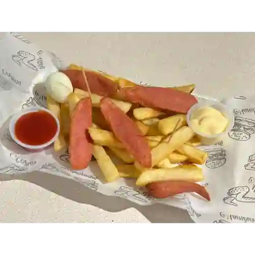 Salchipapas Pequeñas