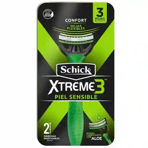 Schick Máquina de Afeitar Piel Sensible Xtreme