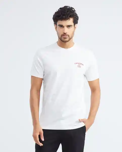 T-shirt Graphic Togs Blanco 0 Claro Talla L Hombre Chevignon