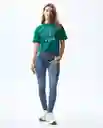 Camiseta Mujer Verde Talla S 601G001_VER195420 Americanino
