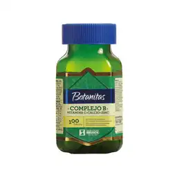 Botanitas Complejo B más Vitamina C + Calcio y Zinc 