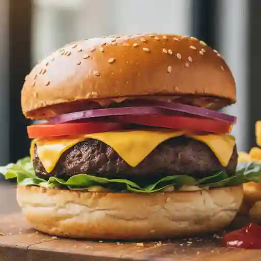 Hamburguesa sencilla