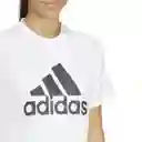 Adidas Camiseta Aop Tee Mujer Blanco Talla XS IN7314