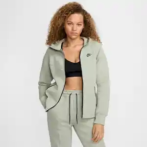 Nike Buzo Hdy Hoodie Lifestyle Verde de Mujer Talla L