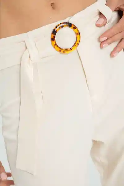 Pantalón Tobillero Swam Color Marfil Talla 6 Ragged