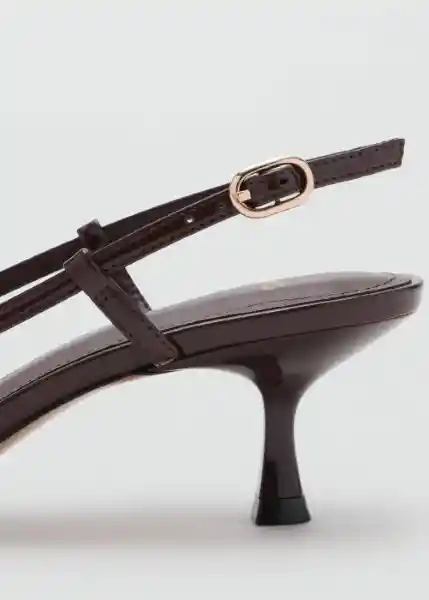Zapatos Tonio Chocolate Talla 37 Mujer Mango