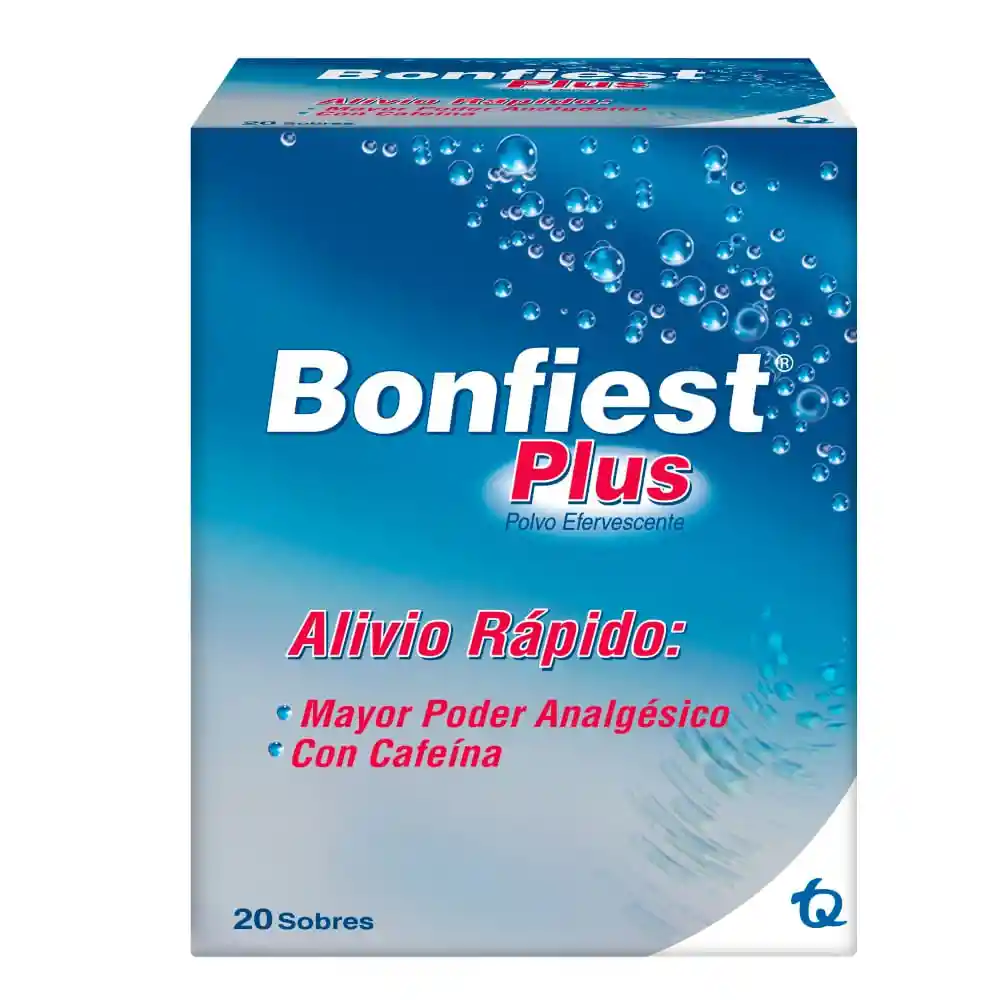 Bonfiest Plus Polvo Efervecente X 20 Sobres