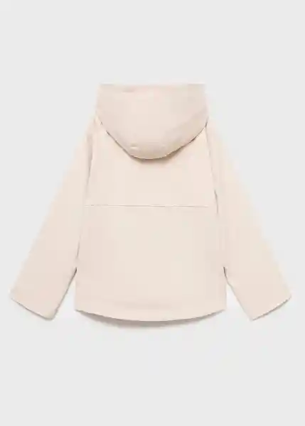 Chaqueta Gala Beige Talla 07 Niña Mango