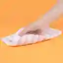 Toalla Infantil Para Baño de Algodón Con Rayas Rosa Miniso