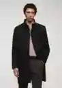 Abrigo Metro Negro Talla XXL Hombre Mango