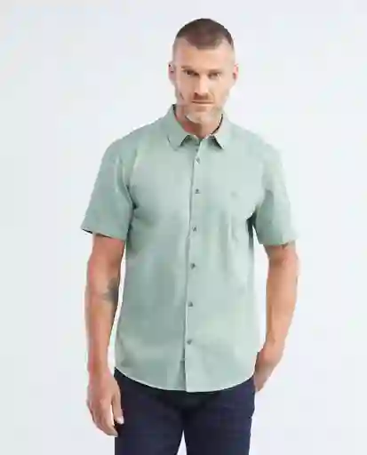 Duotone Duck Shirt M/c Verde Eucalipto Claro Talla M Hombre Chevignon