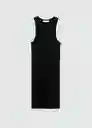 Vestido Orwell Negro Talla XS Mujer Mango