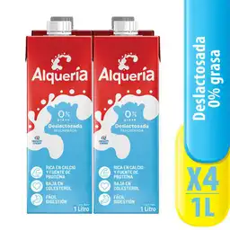 Alquería Leche Deslactosada con 0% Grasa