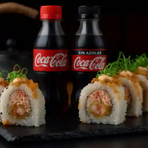 2 Crunchy roll + 2 coca colas