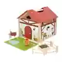 Casa de Madera Miniatura Campo Multicolor Diseño 0001