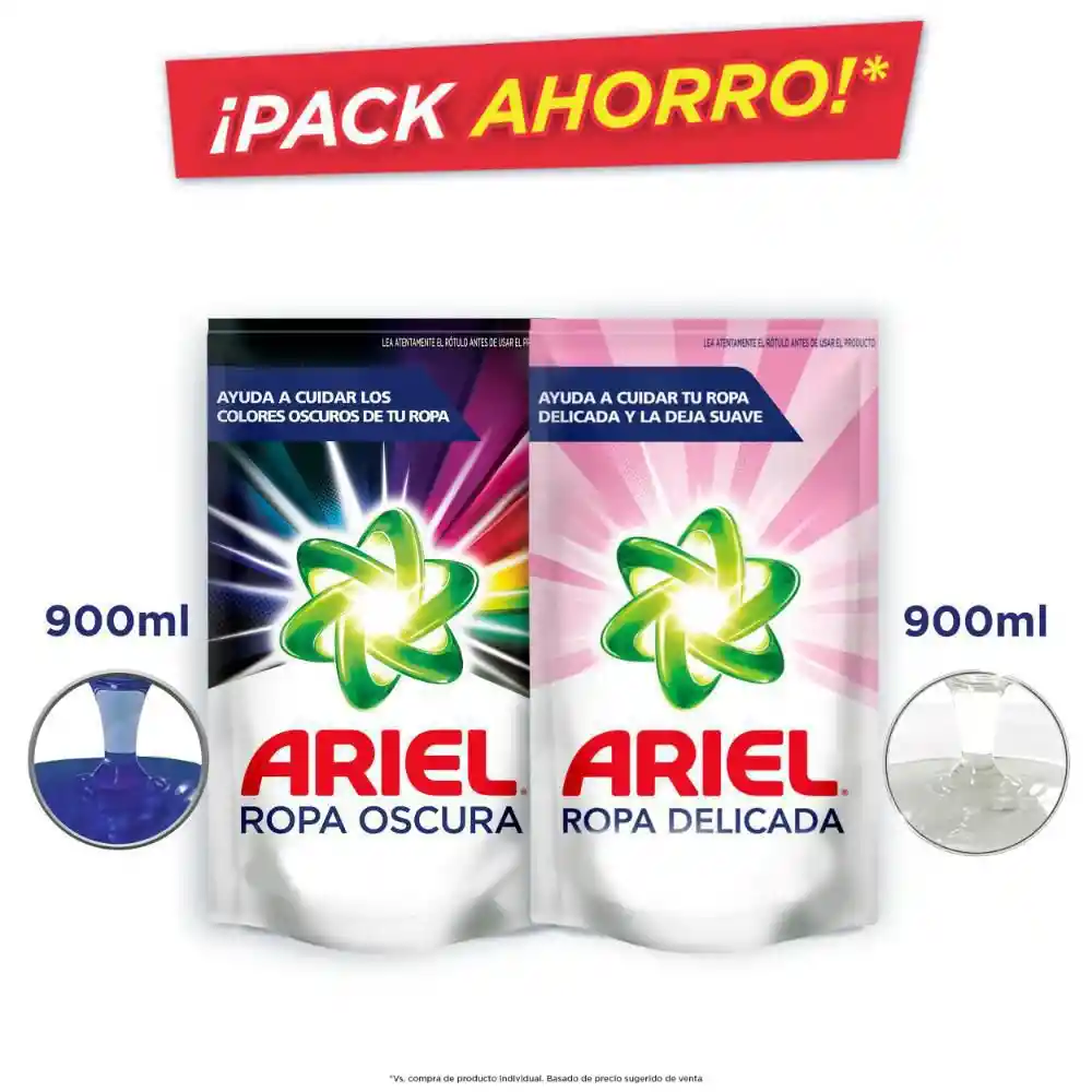 Ariel Pack Detergente Lí­quido