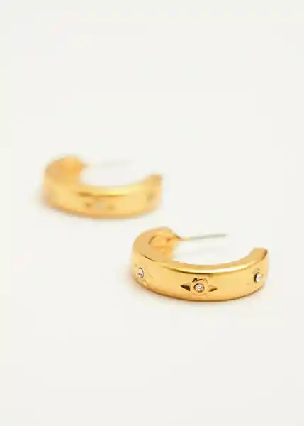 Aretes Amarillo Dorado Oscuro 339G055 Naf Naf