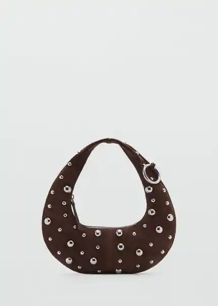 Bolso M Moa Chocolate Talla 99 Mujer Mango