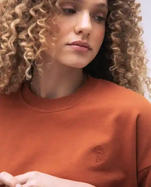  Buzo Mujer Naranja Talla S 680D002  AMERICANINO  