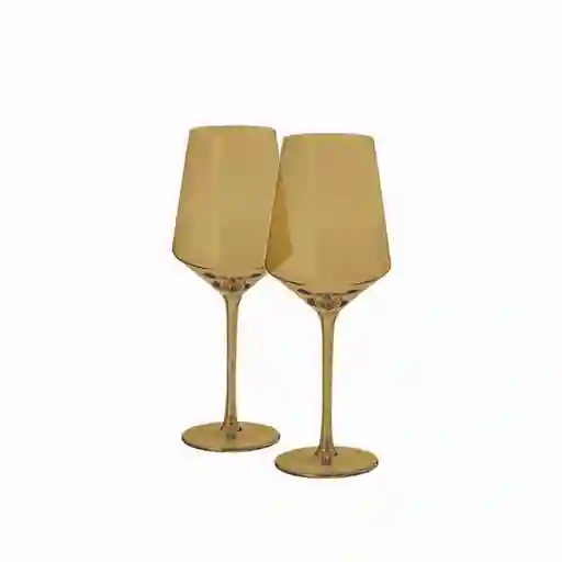 Set Copa Corvo Ámbar 430 mL Ambiente Gourmet