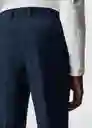 Pantalón Brasilia Navy Talla 48 Hombre Mango