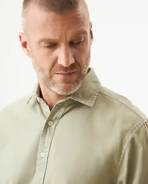 Camisa Spead Neck Verde Aplomado Claro Talla XL Chevignon