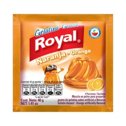 Royal gelatina naranja