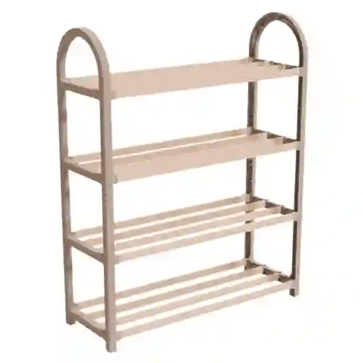 Estra Organizador de Zapatos 4 Niveles Beige