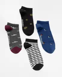 Pack Medias Ankle Talla 10-12 Sur999998 Chevignon