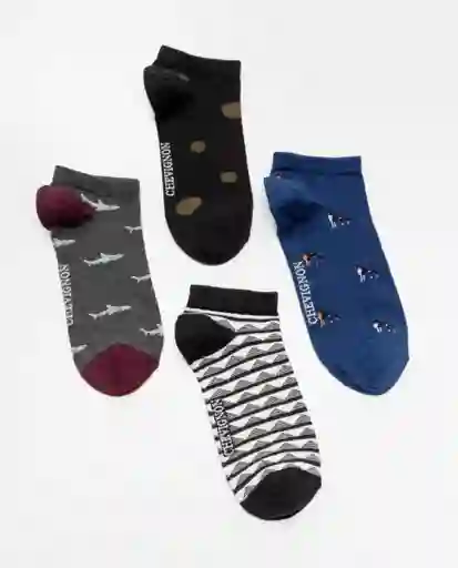 Pack Medias Ankle Talla 10-12 Sur999998 Chevignon