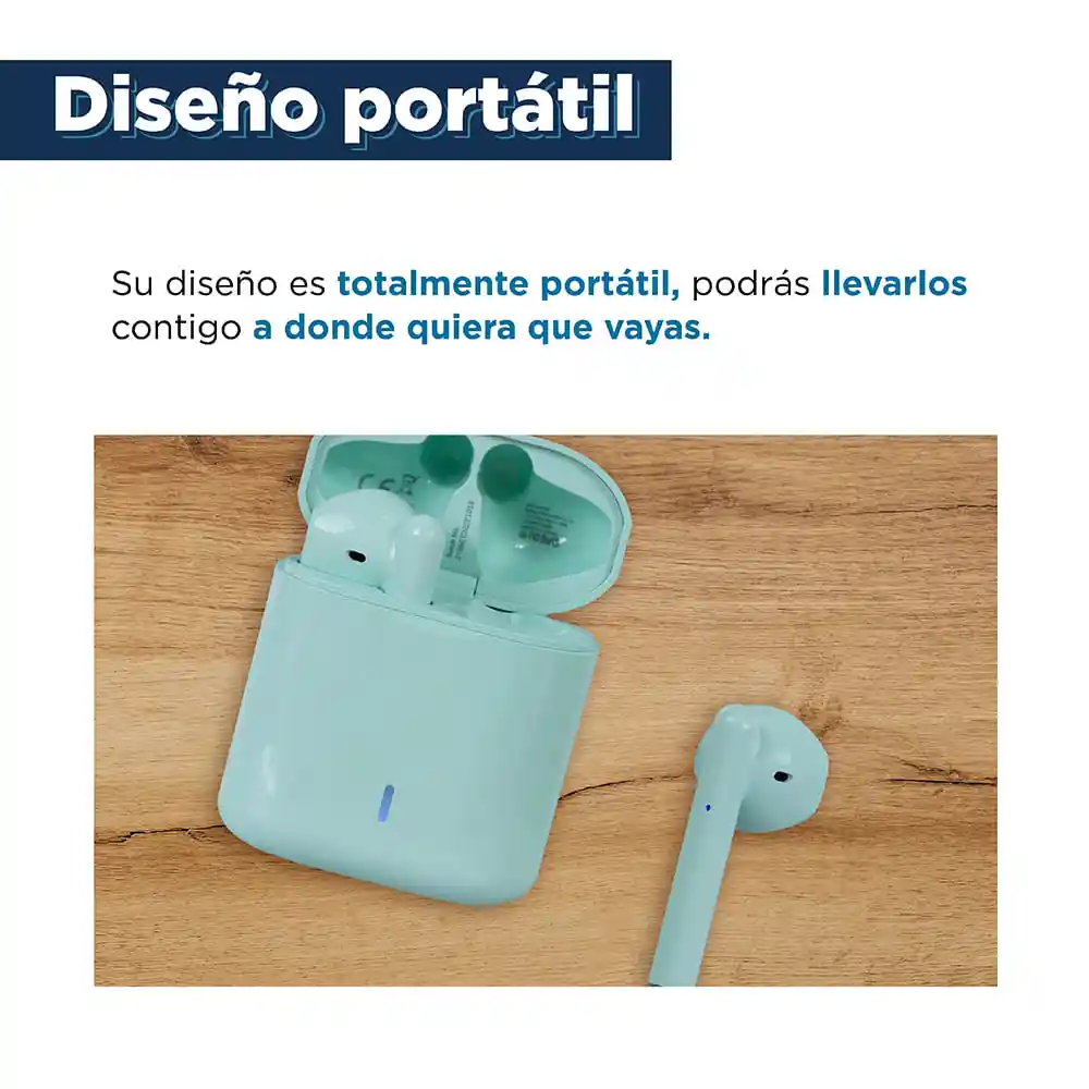 Auriculares Inalambricos Verde Menta S88 Miniso